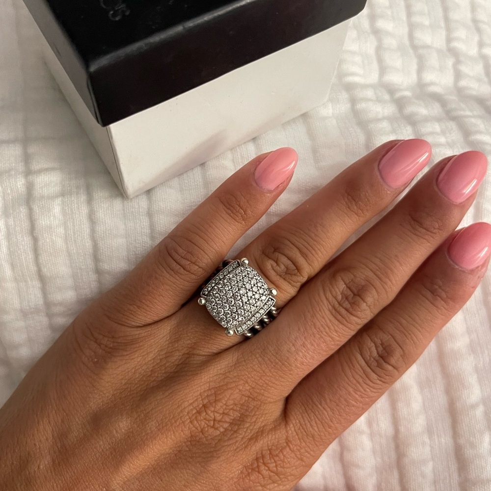 David Yurman Wheaton Diamond Ring. Like new